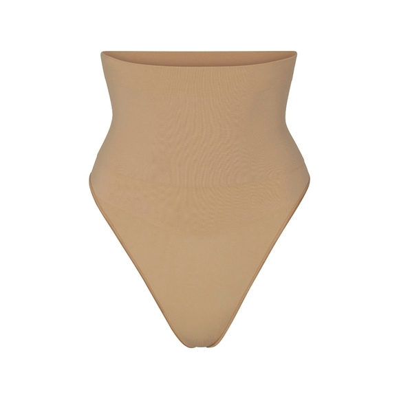 Skims High Waist Core Control Thong - Ochre - S/M - Picture 2 of 4